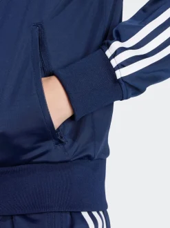 Bleu - Veste ample Adidas Originals Firebird classique