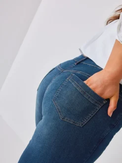 Bleu - Yours Curve Skinny Stretch AVA Jeans