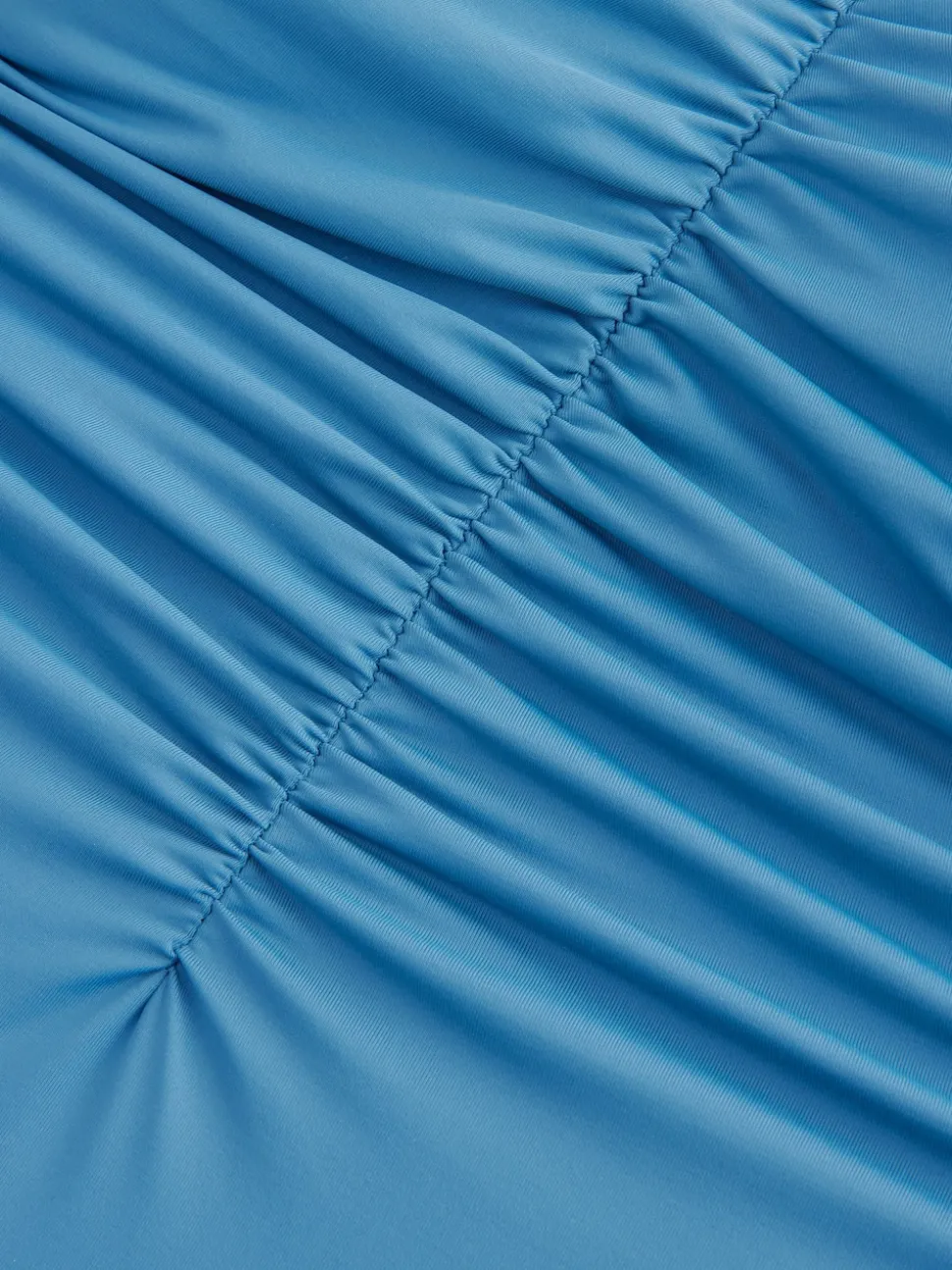 Bleu acier - Maillot de bain bandeau gainant