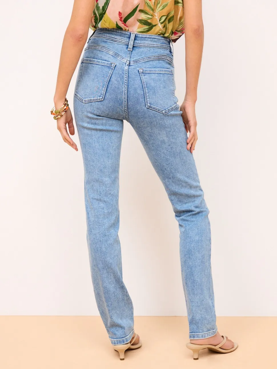 Bleu clair - Jean slim super doux
