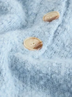 Bleu clair - Pull polo à manches longues Boucle