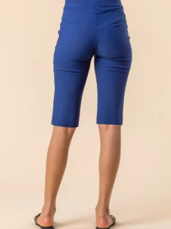 Bleu clair - Short Roman stretch longueur genoux
