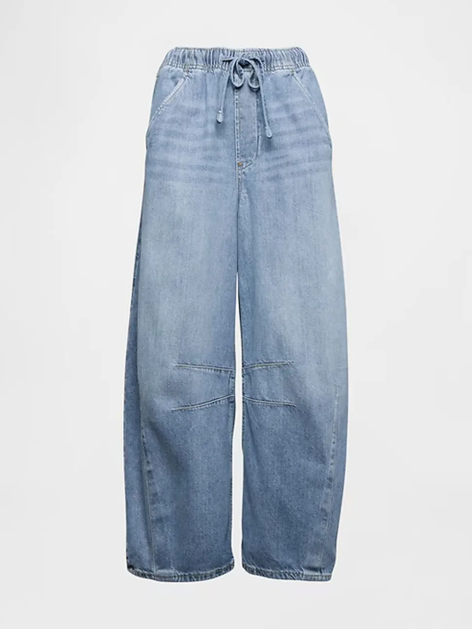 Bleu clair délavé - Gap Jeansfer à cheval ultra-doux taille moyenne