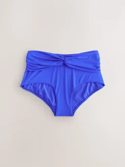 Bleu cobalt - Bas de bikini Imprimé