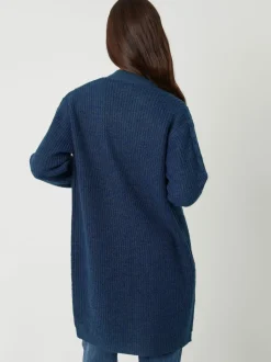 Bleu de ciel - Threadbare Ladies Rozanna Cable Detail Cardigan