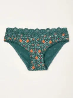 Bleu de sarcelle - Culotte FatFace Woodland imprimée