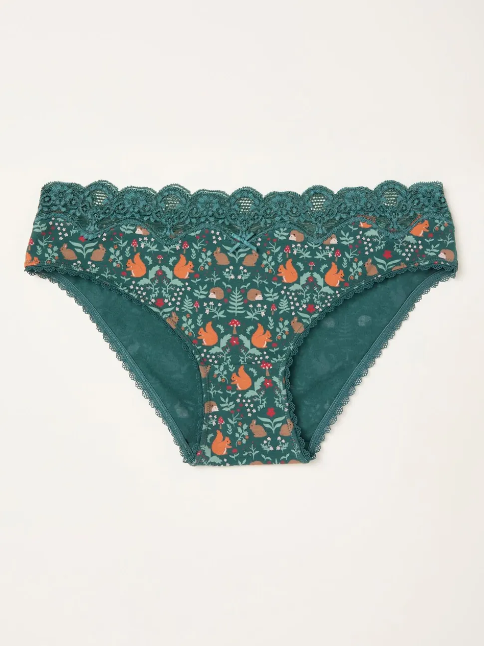 Bleu de sarcelle - Culotte FatFace Woodland imprimée