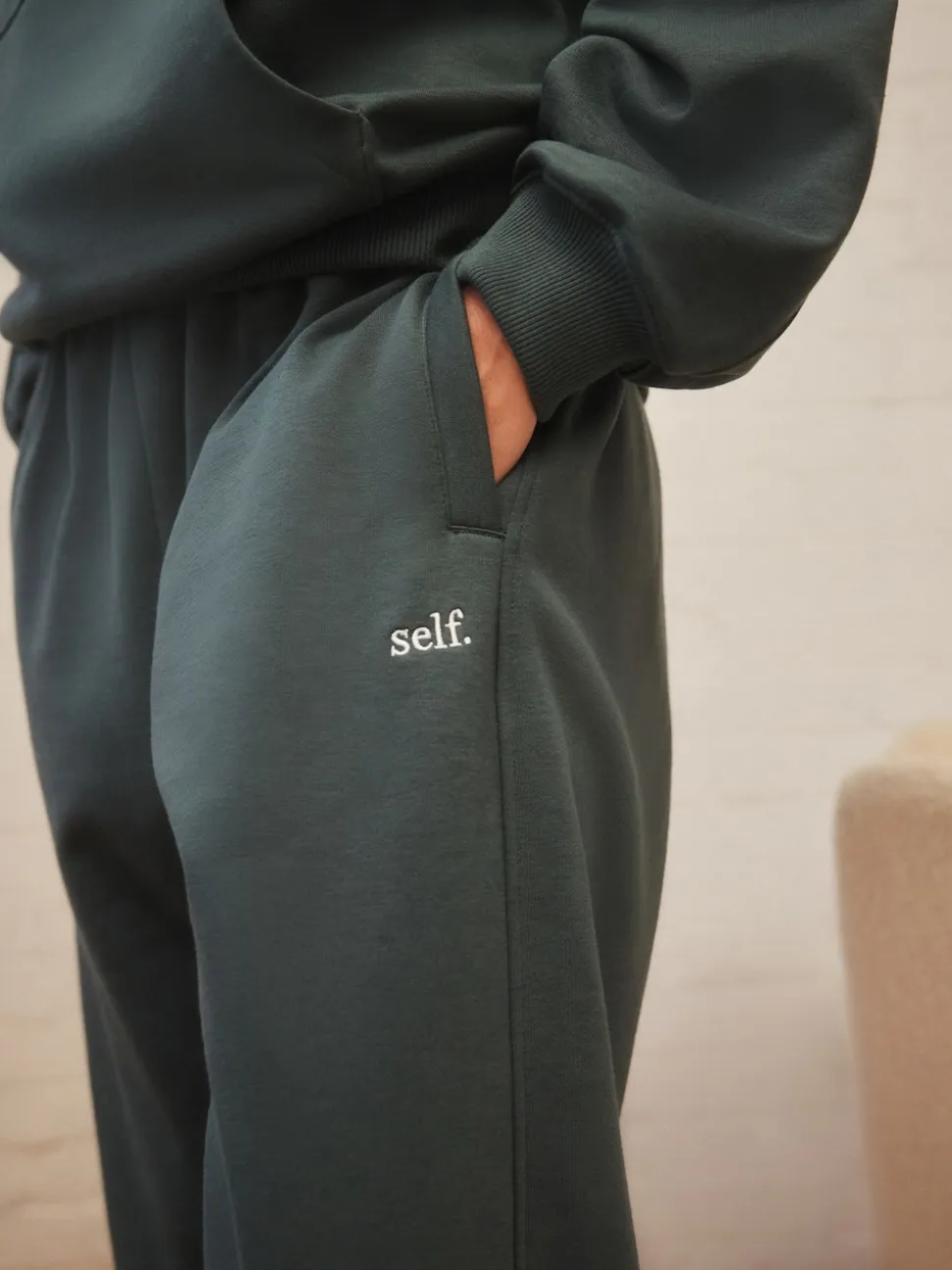 Bleu de sarcelle - Joggers menottés