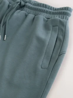 Bleu de sarcelle - Pantalon large ultra doux noué sur le devant