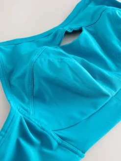 Bleu de sarcelle - Soutien-gorge C-H Active Sports Antibounce Dry Tech à Impact élevé