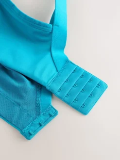 Bleu de sarcelle - Soutien-gorge C-H Active Sports Antibounce Dry Tech à Impact élevé