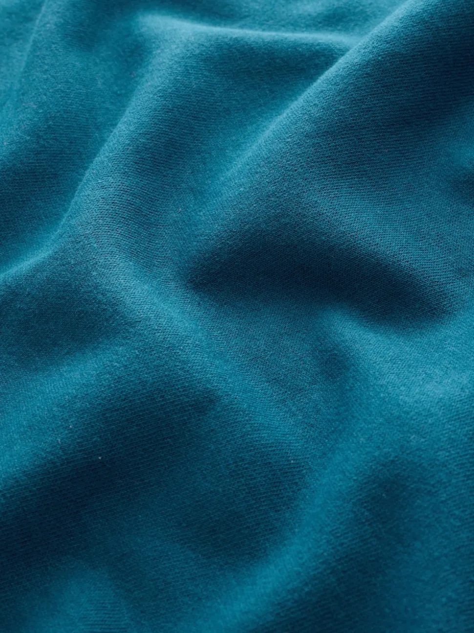 Bleu de sarcelle - Sweat à col zippé