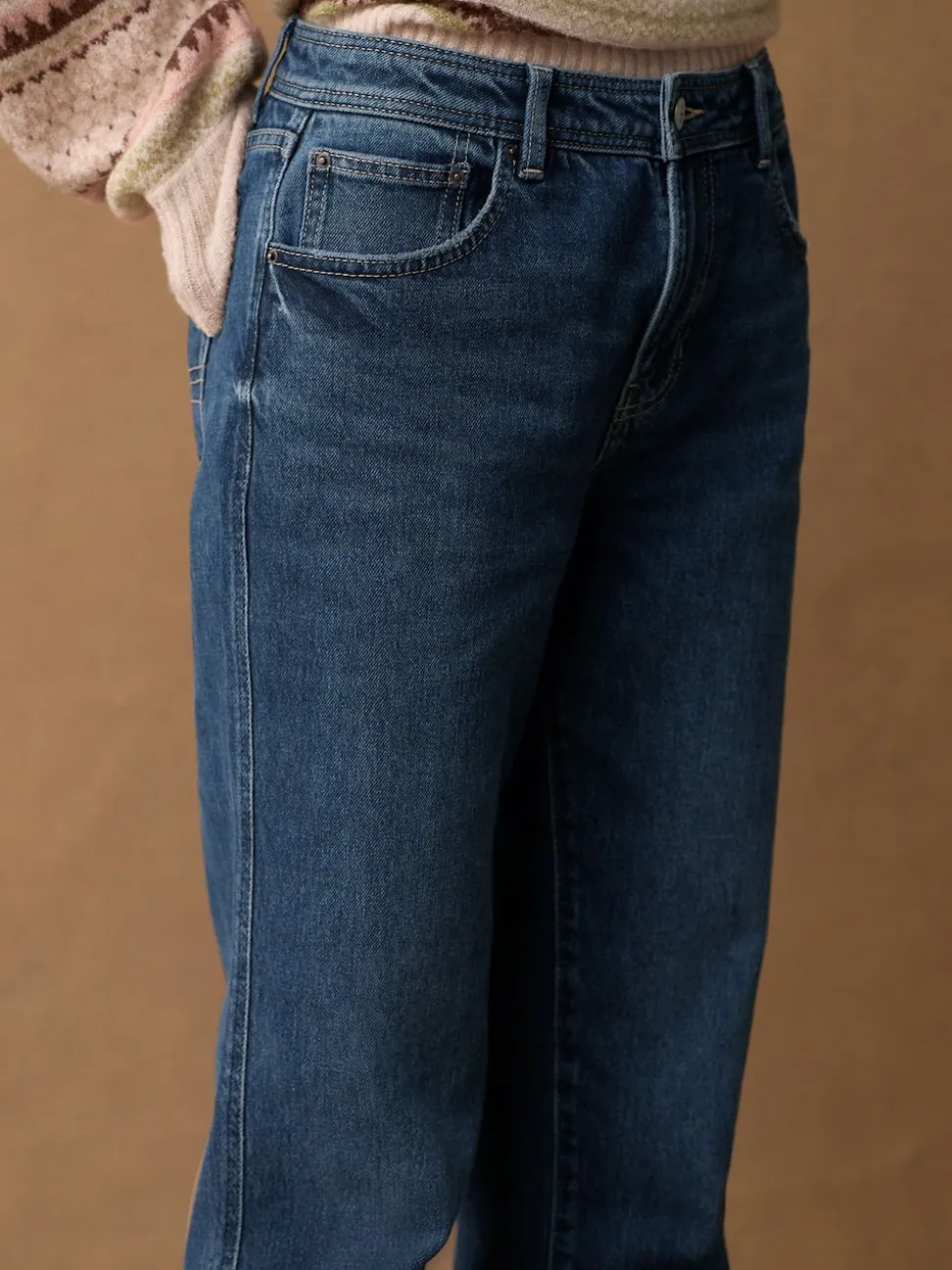 Bleu d'encre - Jean stretch Mom Comfort