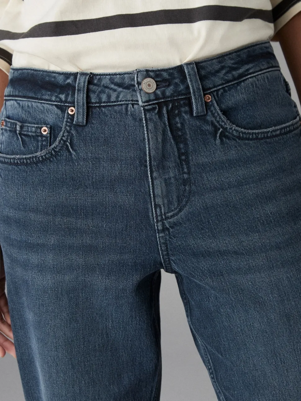 Bleu d'encre - Jeans copain
