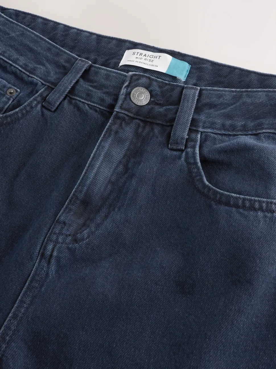Bleu d'encre - Jeans de jambe droite