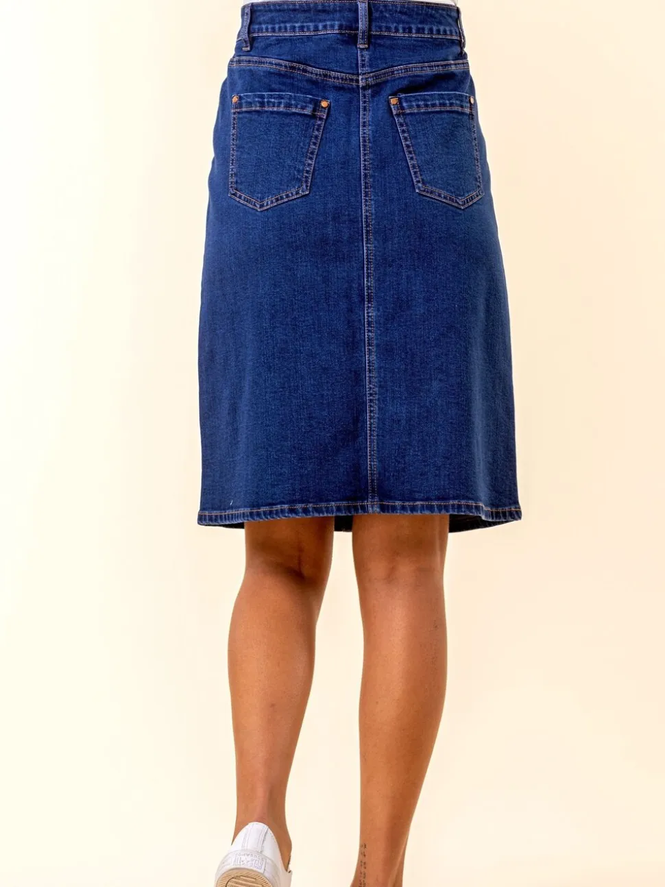 Bleu Denim - JupesRoman A-Line Denim