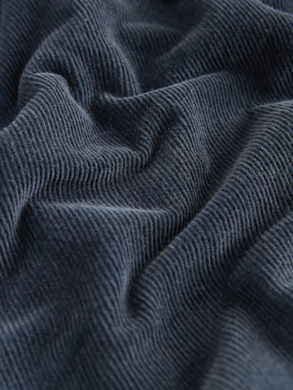 Bleu Denim - Pantalons coupe ballon en velours côtelé
