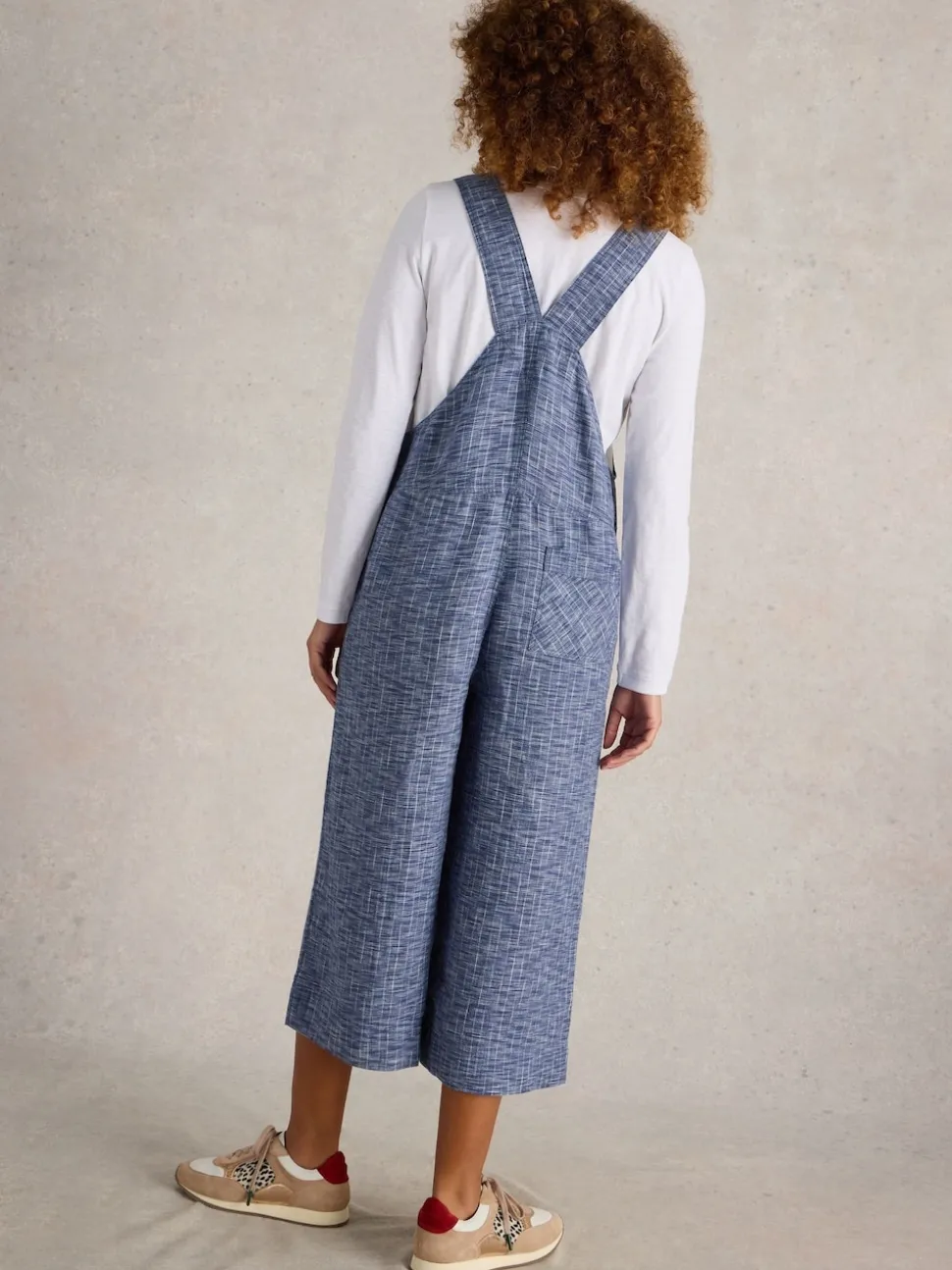 Bleu Denim - Salopette White Stuff Viola en lin