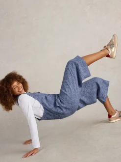 Bleu Denim - Salopette White Stuff Viola en lin