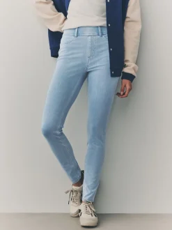 Bleu délavé - Leggings Jersey Denim