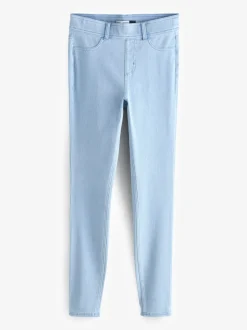 Bleu délavé - Leggings Jersey Denim