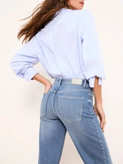 Bleu délavage moyen - Jeans Lipsy Ample