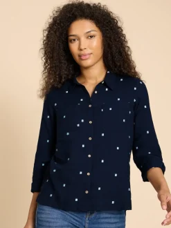 bleu foncé - Chemise White Stuff Sophie