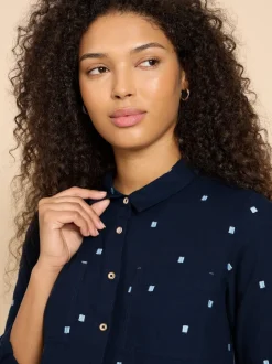 bleu foncé - Chemise White Stuff Sophie