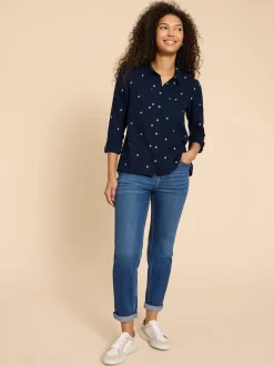 bleu foncé - Chemise White Stuff Sophie