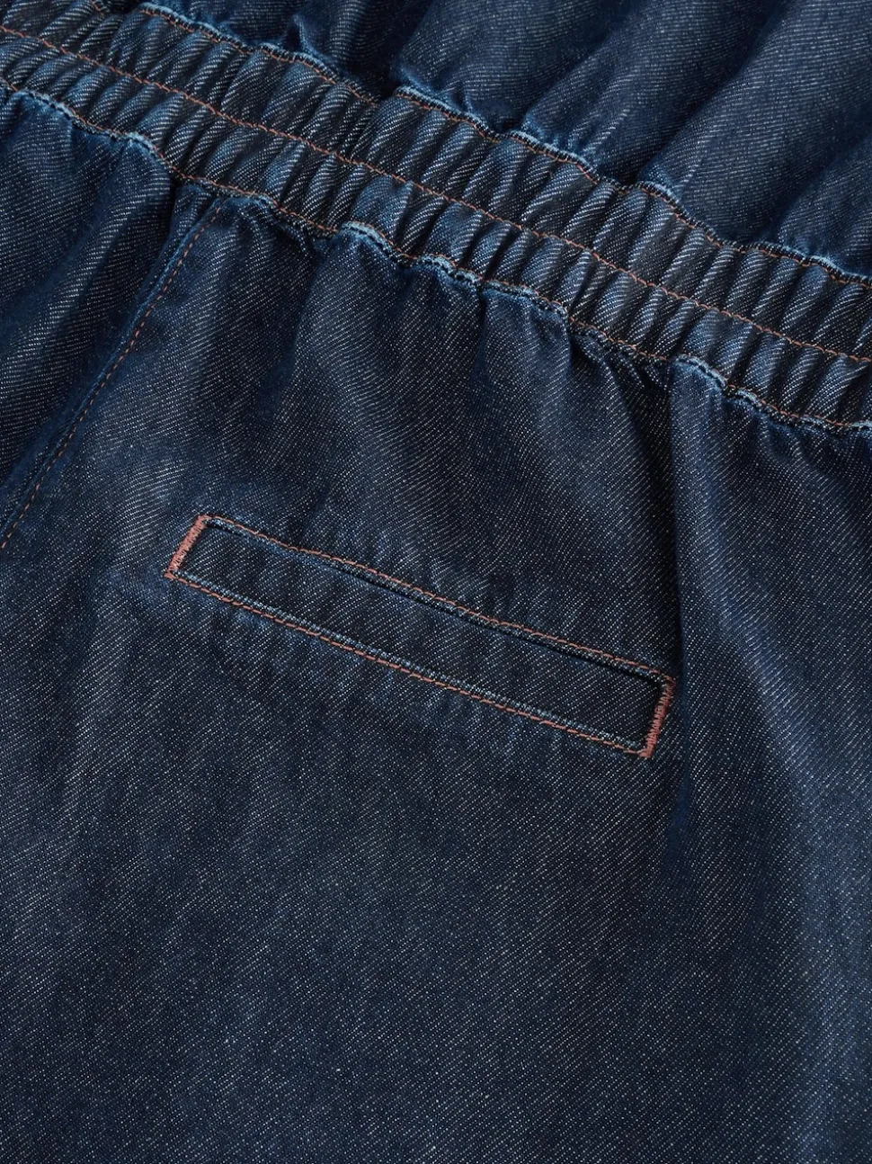 bleu foncé - Combinaison de maternité en Jean 100% coton