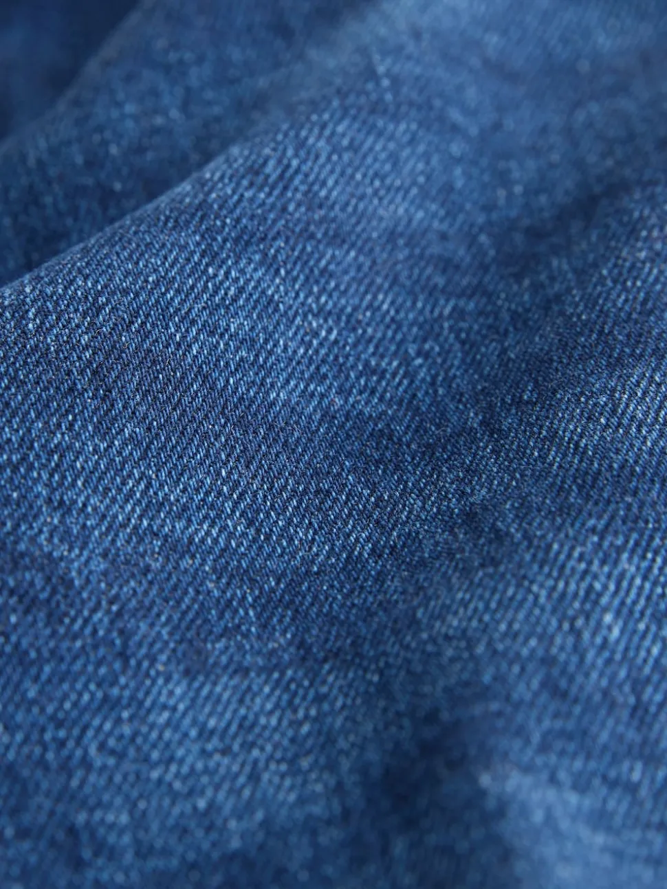bleu foncé - Jean extensible ajusté taille milieu