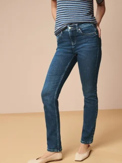 bleu foncé - Jean slim super doux