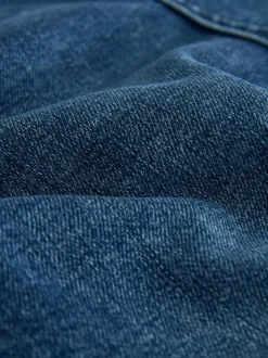 bleu foncé - Jean slim super doux