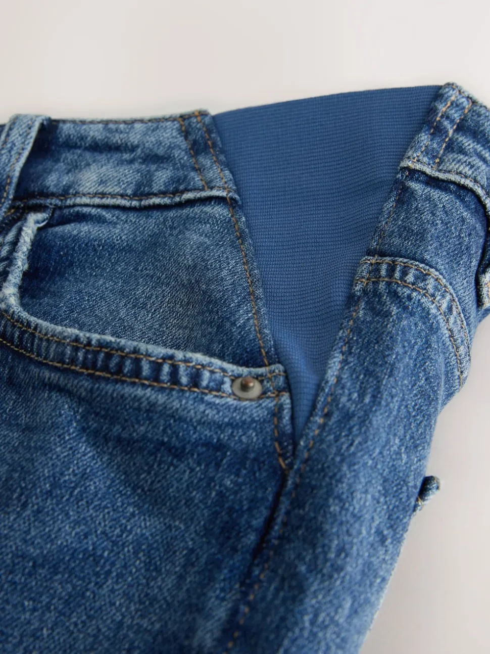 bleu foncé - Jean évasé en denim de grossesse