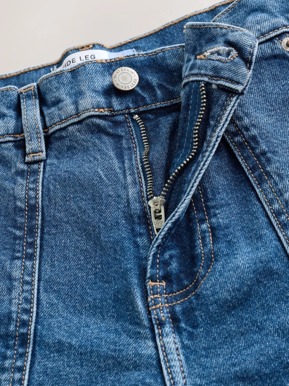 bleu foncé - Jeans larges utilitaires à taille haute