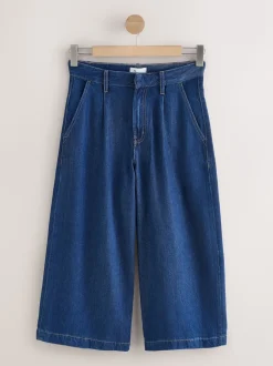 bleu foncé - Jupes-culottes N.Premium taille haute