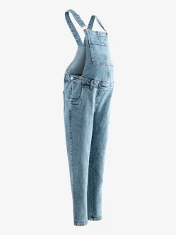 bleu foncé - Salopette Denim maternité