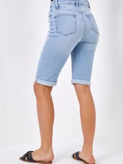 bleu foncé - Shorts longueur genou Roman indispensable