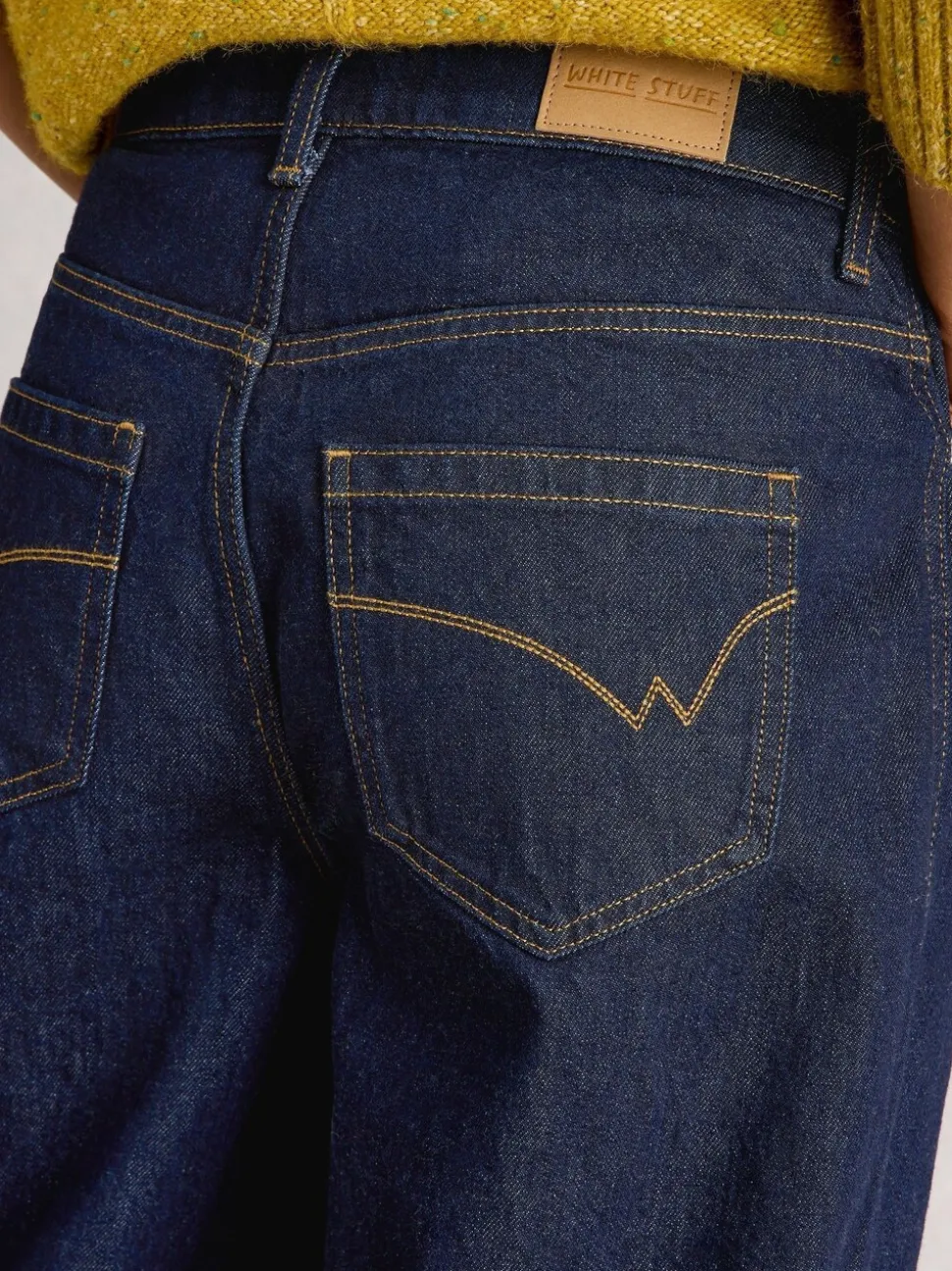 bleu foncé - White Stuff Jean Aubrey Barrel Leg