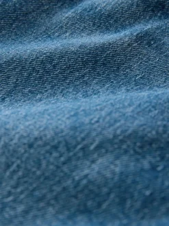 Bleu foncé de denim - Jean colonne extensible Mom Comfort