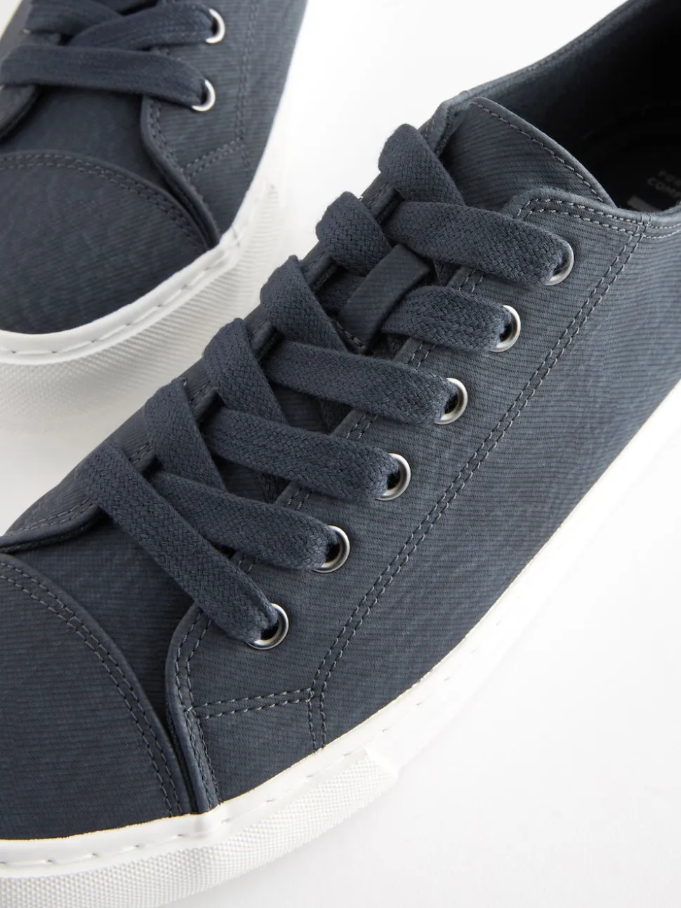 Bleu marine - Baskets de baseball vernies
