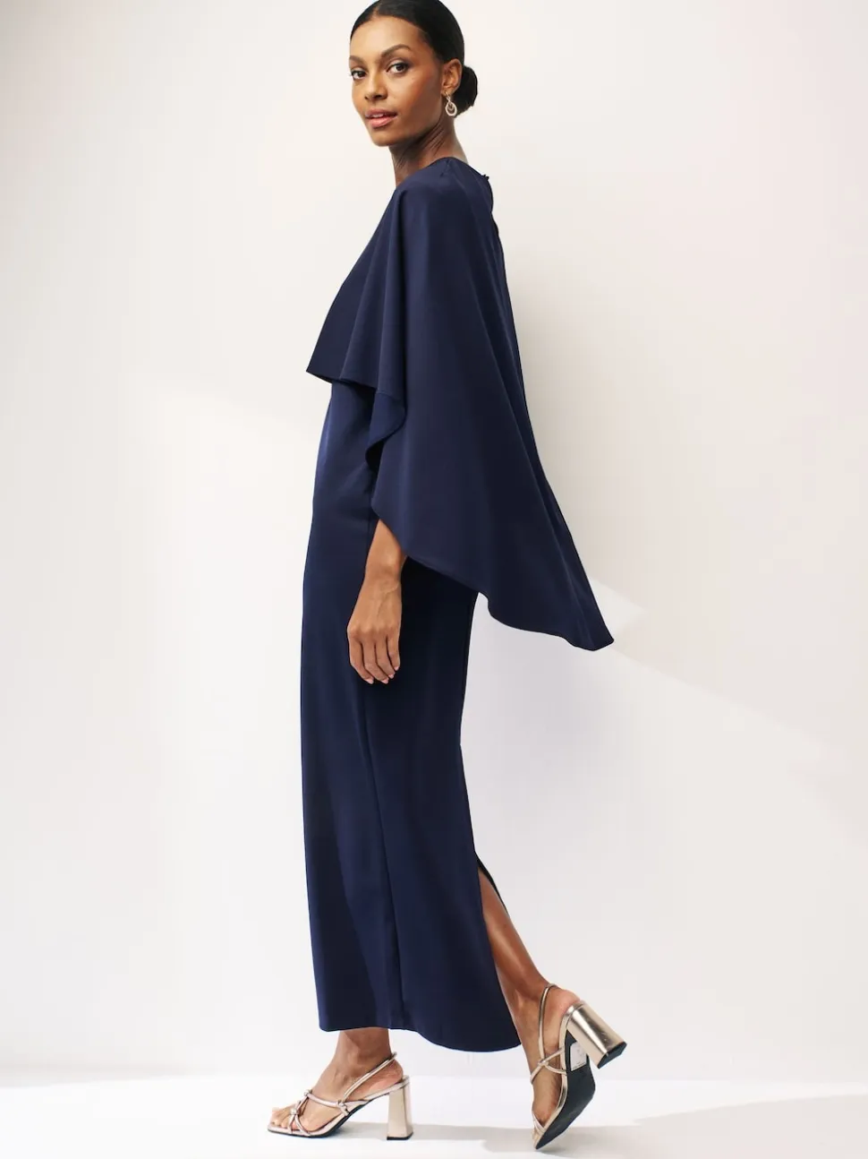 Bleu marine - Cape Robe longue
