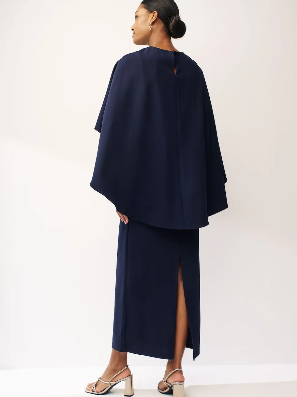 Bleu marine - Cape Robe longue