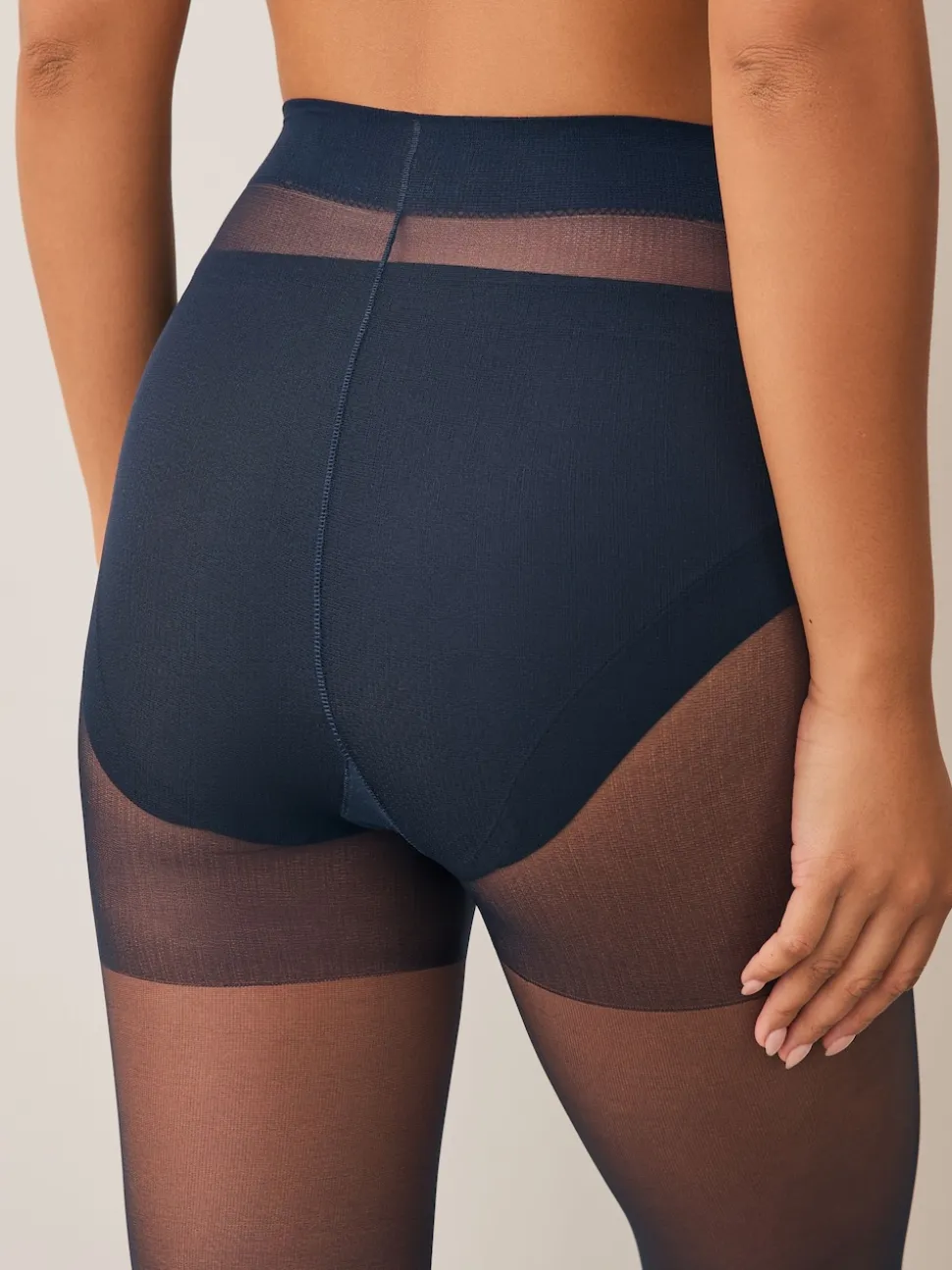 Bleu marine - Collants Matt 15 Denier 3 Lot