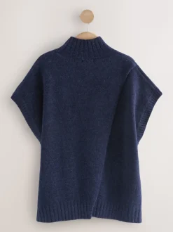 Bleu marine - Débardeur N. Premium en maille