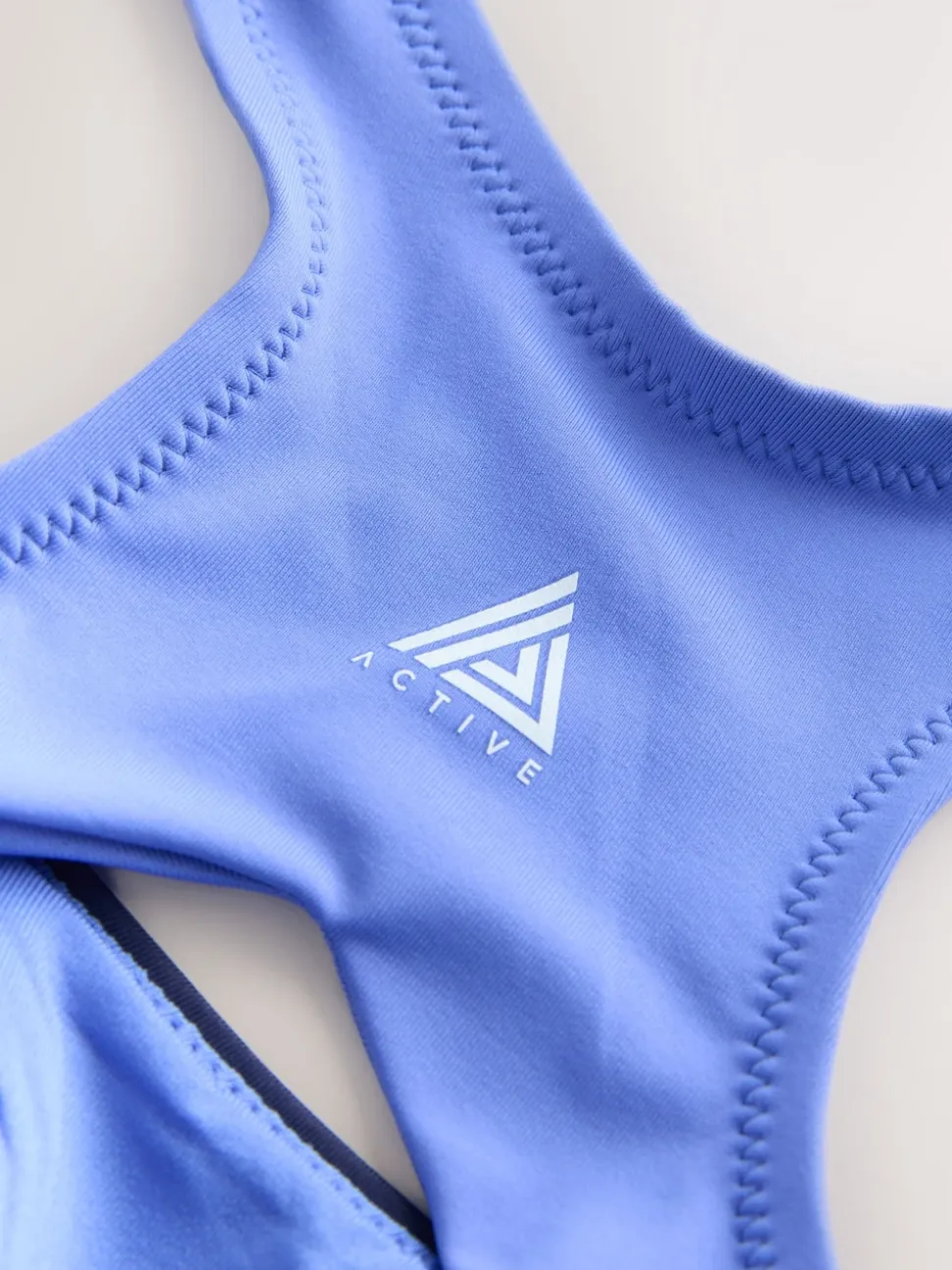 Bleu marine à empiècements - Maillot de bain Unitard avec contrôle du ventre