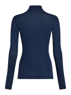Bleu marine - Hunkemoller T-shirt super doux à col roulé avec couche de base en cachemire
