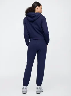 Bleu marine - Jogging Gap droit à logo