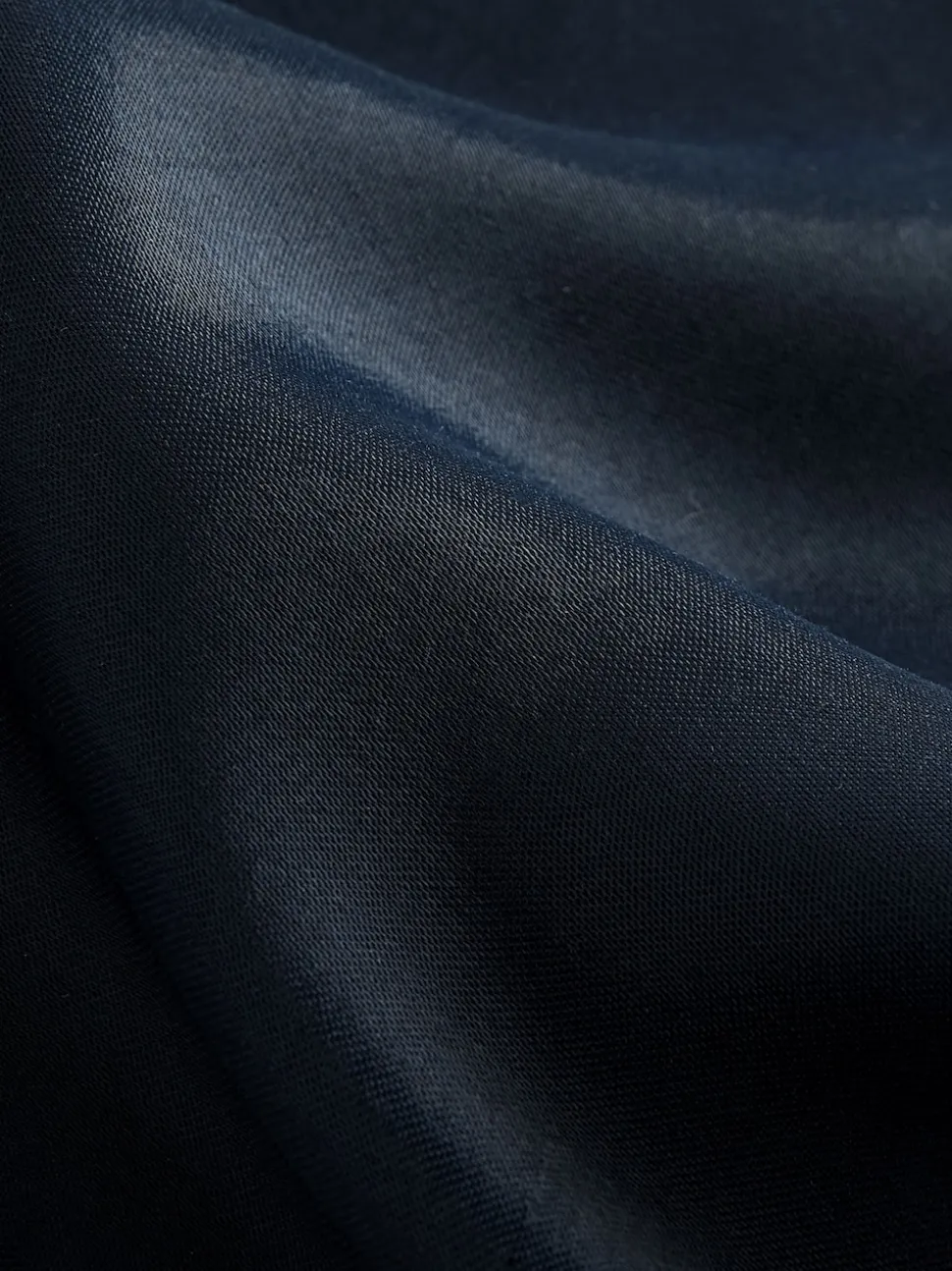 Bleu marine - Jupe Midi Satin