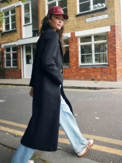 Bleu marine - Manteau Revere